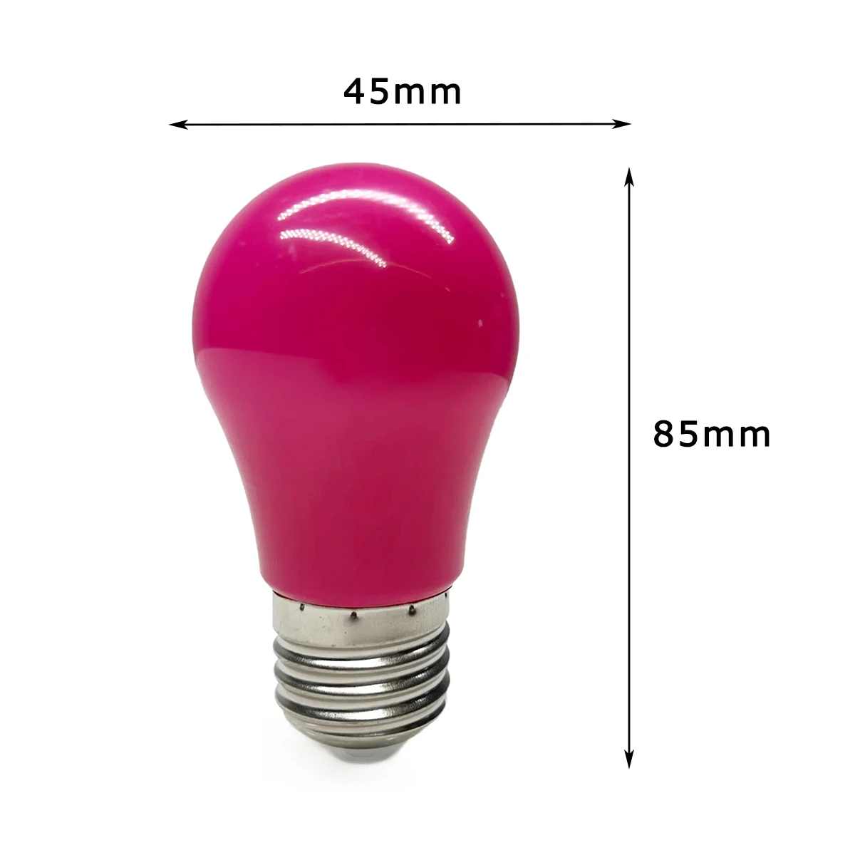 Colourful 2W E27 Screw Base LED Pear Shape Light 2W B22 Atmosphere Lamp Pink Purple Red Blue White for Home Party 110V 220V