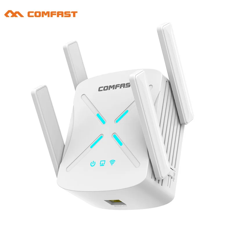 

Comfast CF-XR182 AX1800 WiFi 6 Mesh Dual Band Wireless Signal Booster & Repeater Up to 1.8Gbps Speed AP Mode with Ethernet Port