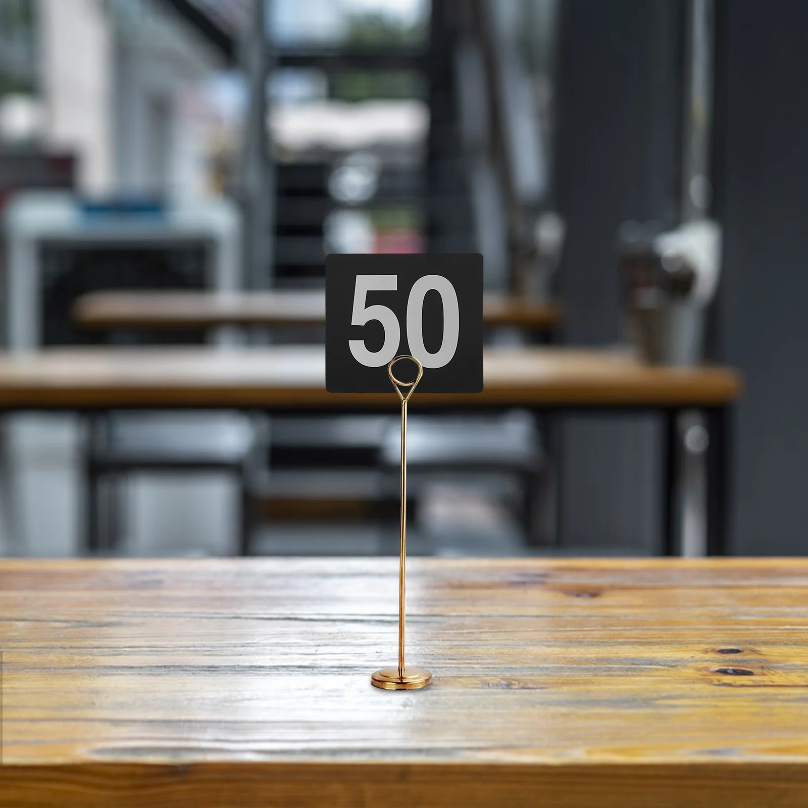 50Pcs Table Numbers PVC Signs 95X100mm Wedding Restaurant Cafe Bar Seating Cards Material Easy Identification