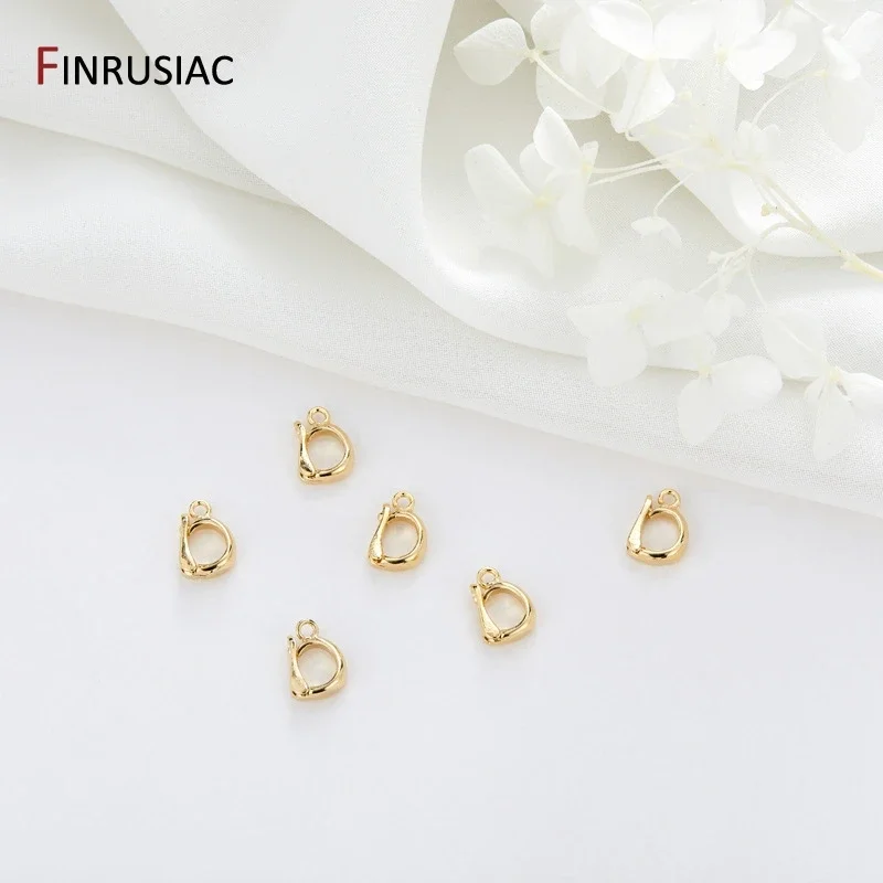 쥬얼리 제작 용품, 14K 금도금 펜던트 베일, 부드러운 커넥터 패스너, DIY 목걸이 제작 액세서리 파인딩