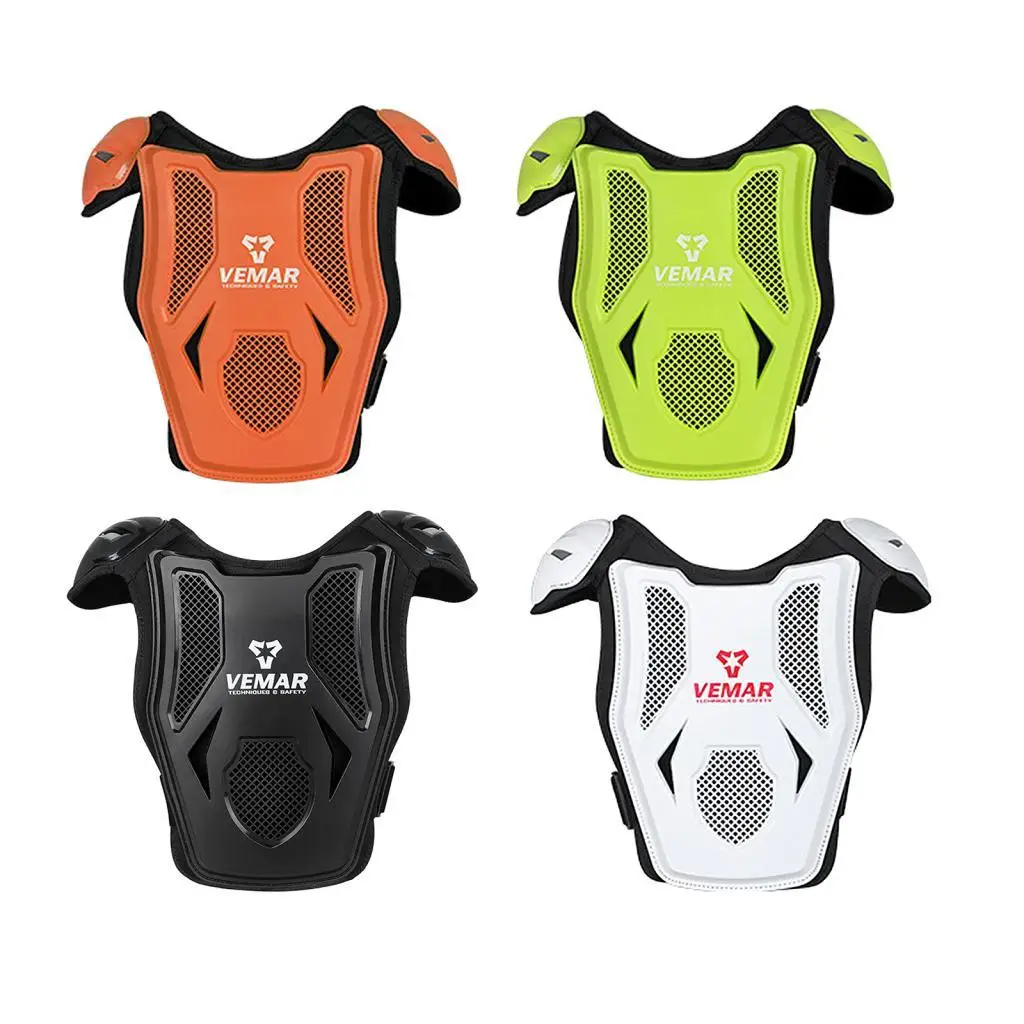 Kids Motorcycle Armor Easy to Wear Chest Protector Motocross Gear for Skiing Motorbike Skateboard Outdoor Sports Children view 4