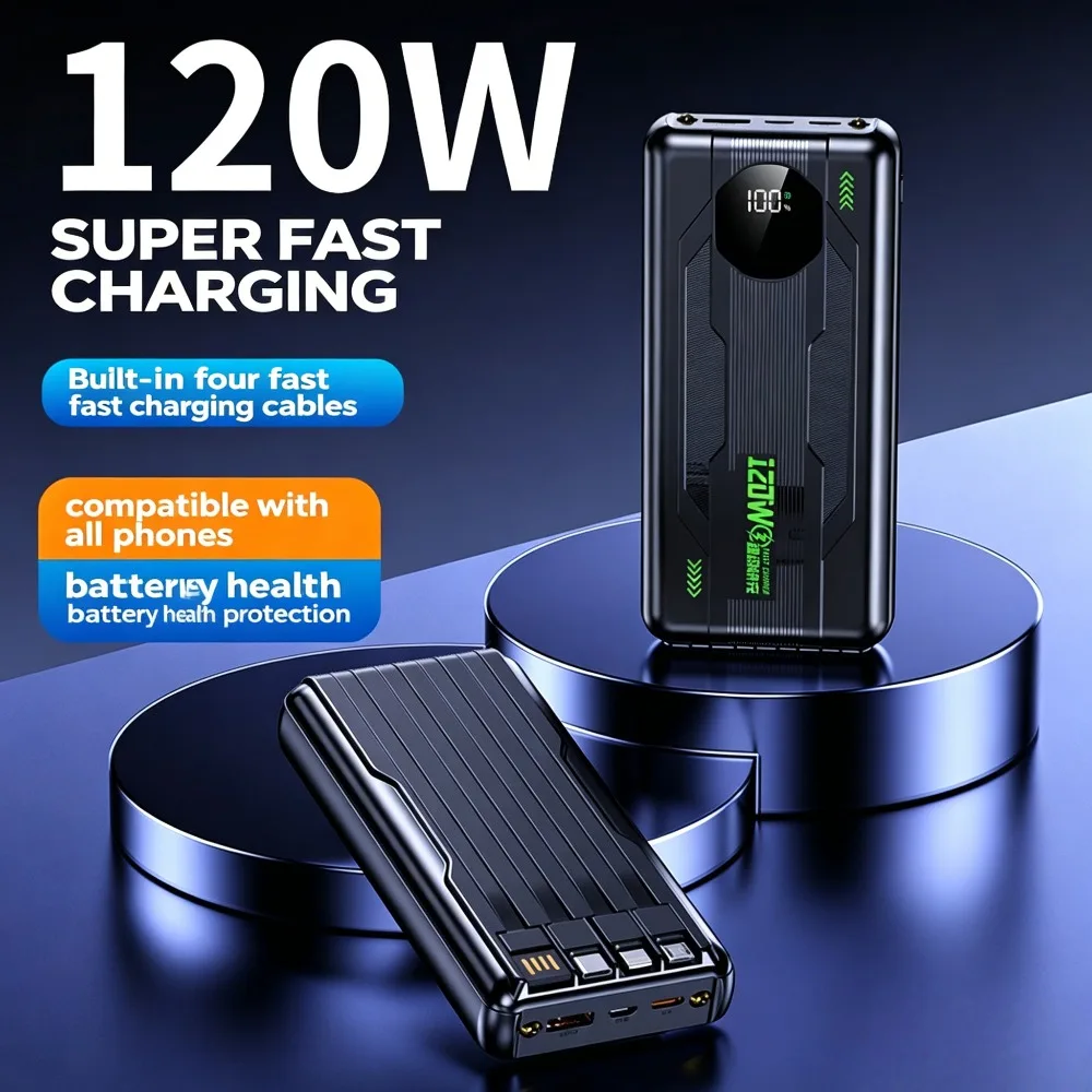 New Launch Multi-Port Portable Charger for Phones, Tablets & USB Devices Large Capacity & Fast Charging