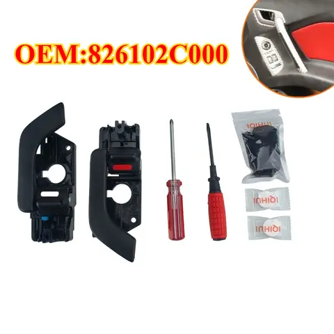 OE:826102C000 현대 Tiburon 용 내부 도어 핸들 2.0L 2.7L 2003-2008 TUSCANI COUPE 자동차 액세서리