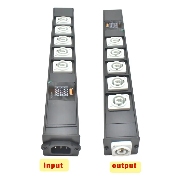

PDU Power Strip NAC3MPA NAC3MPB C Stage Light LED Connector Power Chassis Aviation C14 port connection with ammeter wireless