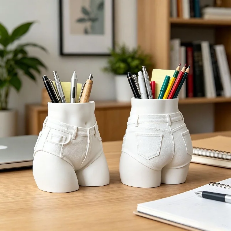 Porte-stylo amusant en forme d - Desk Setup Organizer avis et prix