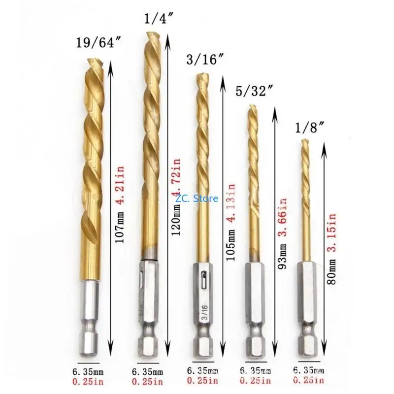 KXRC 11 pezzi set estrattori per viti punta da trapano per mano e sostituzione estrattore per bulloni