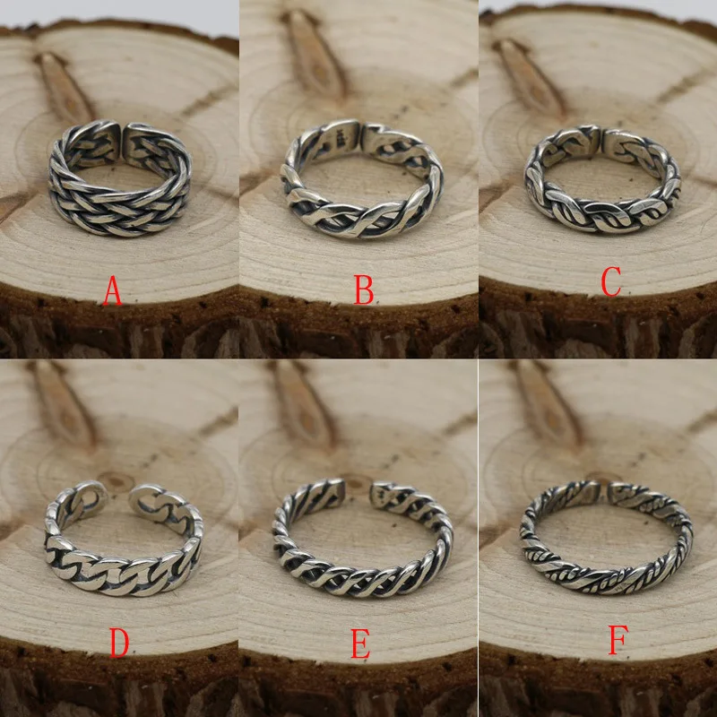 

S925 sterling silver index finger ring for women, Japanese and Korean minimalist trendsetter opening ring, birthday gift, Korean