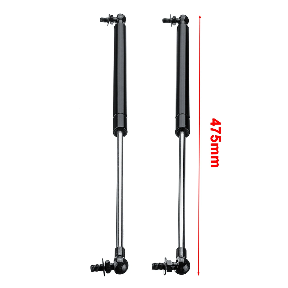 1Pair 47.5cm Hood Bonnet Gas Strut Hydraulic Lift Support Rod For Toyota Land Cruiser Prado 120 Series 2002-2009 Replacement