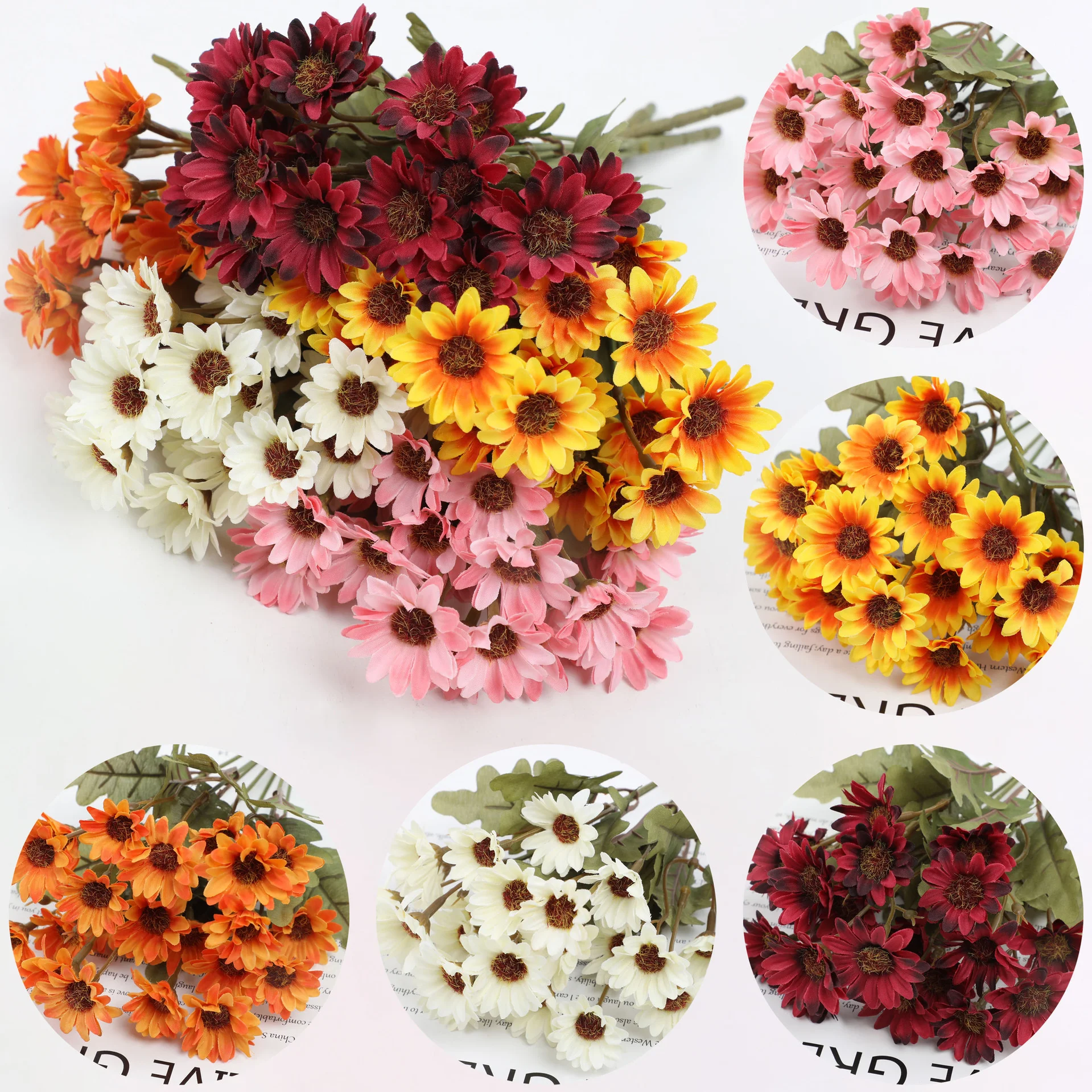 Silk Chamomile Daisy Flowers 1