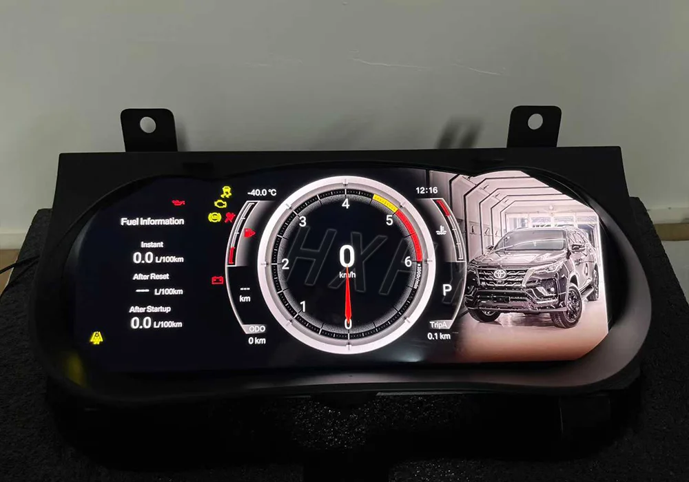 أحدث مجموعة أدوات LINUX الرقمية للسيارة الأصلية لعام 2026 عداد السرعة LCD مشغل لوحة القيادة لسيارة Toyota Hilux 2005-2024 #5