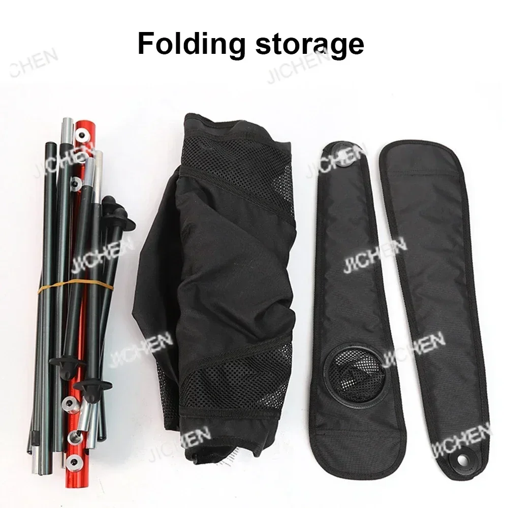 

HS Стул для кемпинга с подлокотником, складные стулья для улицы с сумкой для переноски, стул с длинной спинкой для рыбалки, пешего туризма, альпинизма