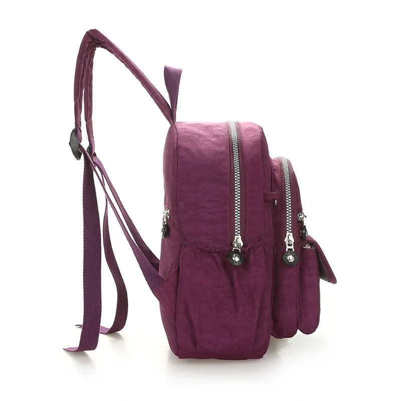Fashion Waterproof Nylon Women Backpack Casual Mini Backback Female Brand Designer Travel Back Pack Bag Young Girl School Bag 배낭