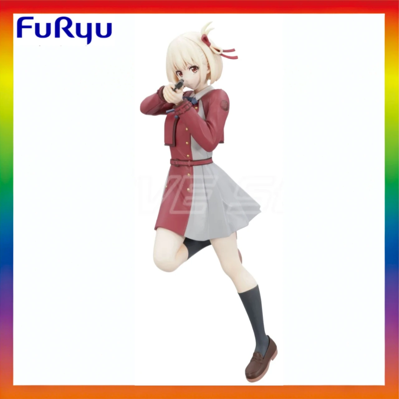 

В наличии оригинальная фигурка FuRyu Trio-Try-iT Lycoris Recoil Nishikigi Chisato, аниме-фигурка, коллекция моделей, подарочные украшения