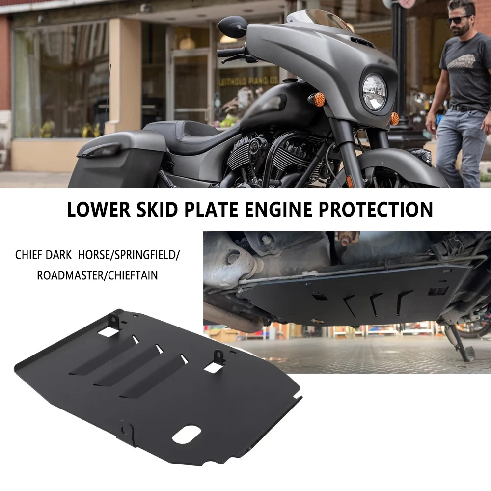 

Для INDIAN Roadmaster2015-2024 новый мотоцикл, алюминиевая нижняя защитная пластина, основание двигателя, шасси для Indian Chieftain 2014-2024