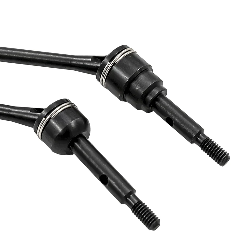 AM-4PCs Hond Bot CVD Aandrijfas Stalen Dogbone voor TRX1/10 Slash 2WD Huanqi 727 1:10 RC Auto Upgrade Onderdelen