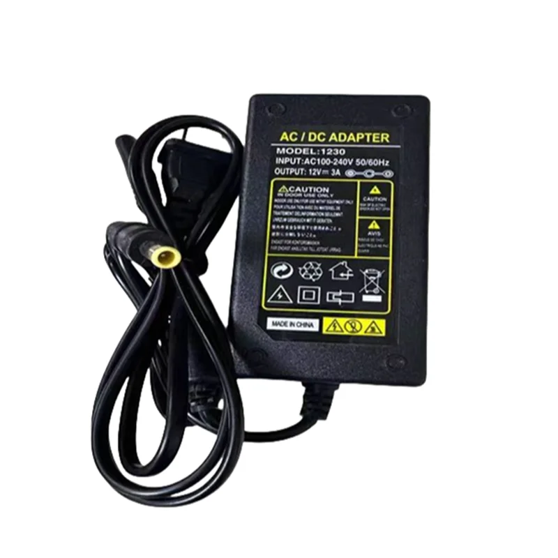 Adaptador de Corriente CA/CC de 12V 3A 36W UNI336-1230, Cargador para Pioneer DJ DDJ-SR2 RR 800 1000, Fuente de Alimentación UNI336-1230