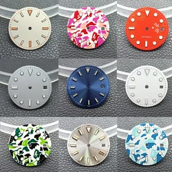 29mm Luminous Watch Dial for 8215 2824 Movement Modified Dials Watches Accessories Watch Parts For Wristwatches