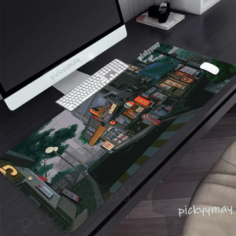 

Pixel Street Large Mouse Pad 100x55cm Big Deskpads Computer Mousepads Gaming Mousepad Keyboard Mat Gamer Mouse Pads Desk Mats