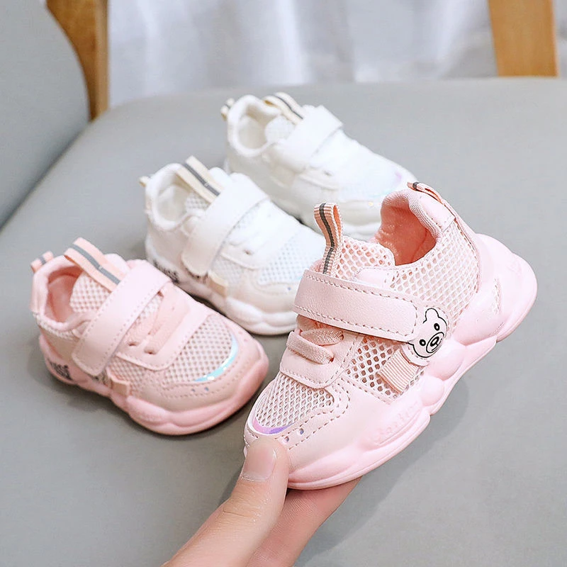 

Spring Autumn Kids Sport Shoes Fashion Mesh Breathable Toddler Boys Sneakers Child Baby Girls Running Tennis Shoes 0-3 Years Old