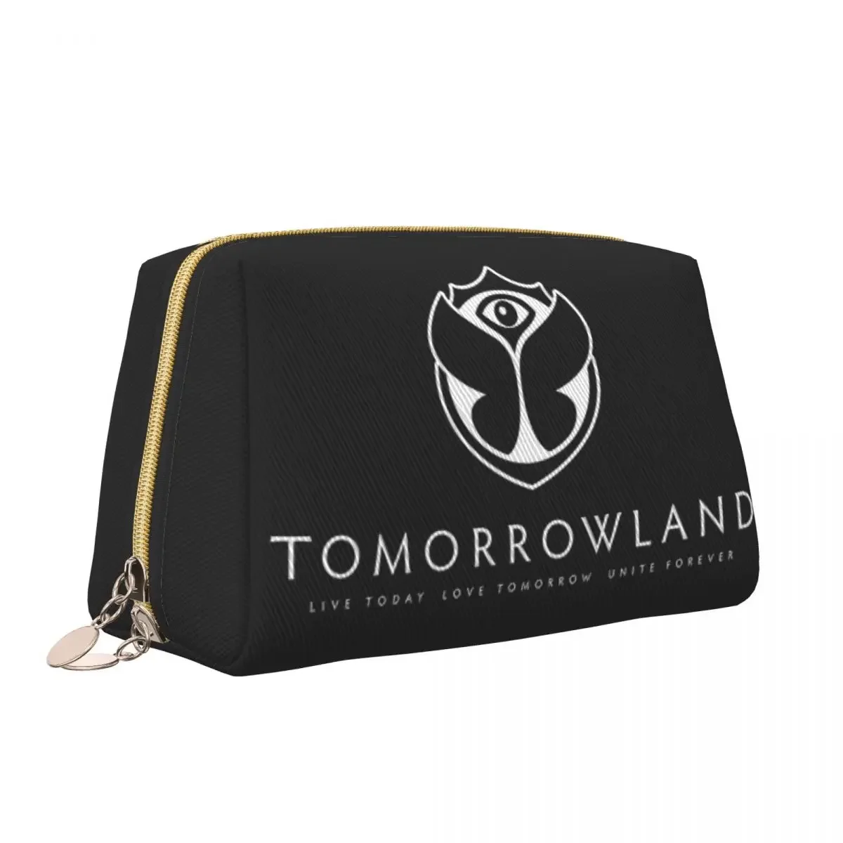 Tomorrowland Belgian Electronic Dance Travel Toiletry Bag Women Music Festival Makeup Cosmetic Bag Beauty Storage Dopp Kit