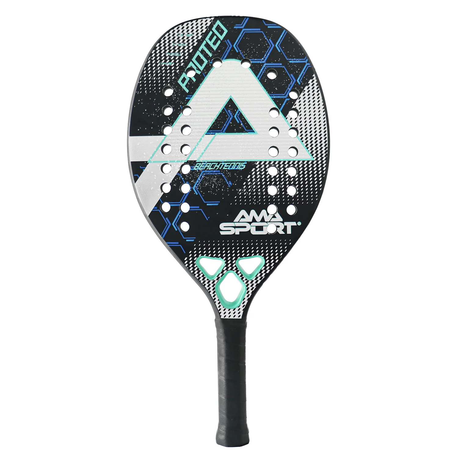 

OEM/ODM Custom 3K Carbon Paddle Tennis Racket Carbon Padel Racquets Glass Fiber Polyester Thermoformed Beach Tennis Racket