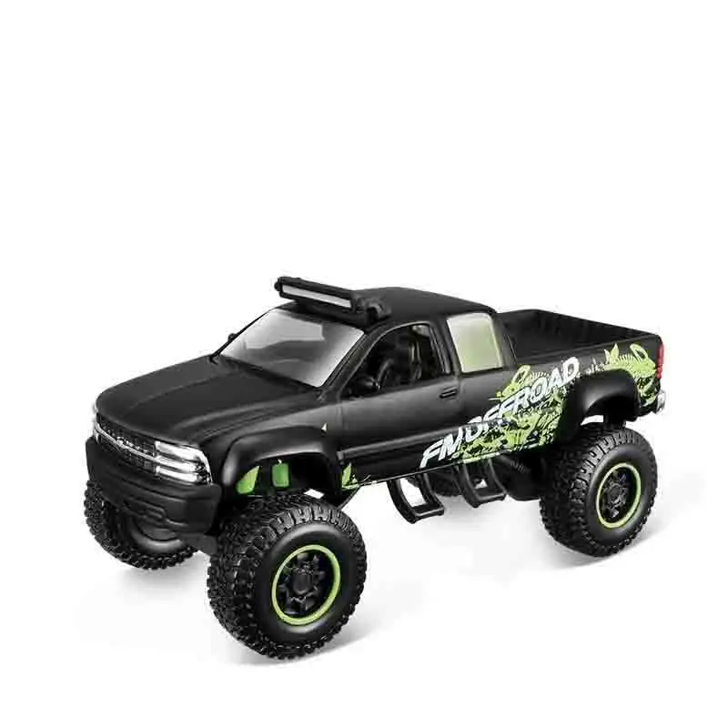 Maisto Jeep Wrangler Chevrolet Ford Legering Gemodificeerde Terreinvoertuigen Automodel Metalen Speelgoed Miniatuur Schaal Voertuigmodel Kindercadeau