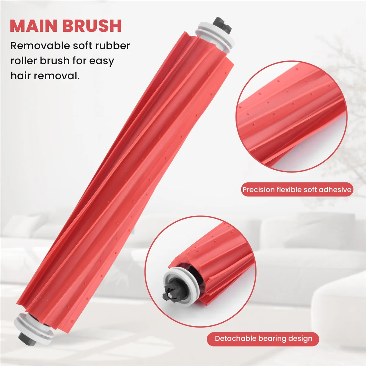 فرشاة 7 قطع لـ S7 T7S HEPA ملحق فلتر فرشاة رئيسية قابلة للفصل ممسحة قماش فرشاة جانبية جزء المكنسة الكهربائية