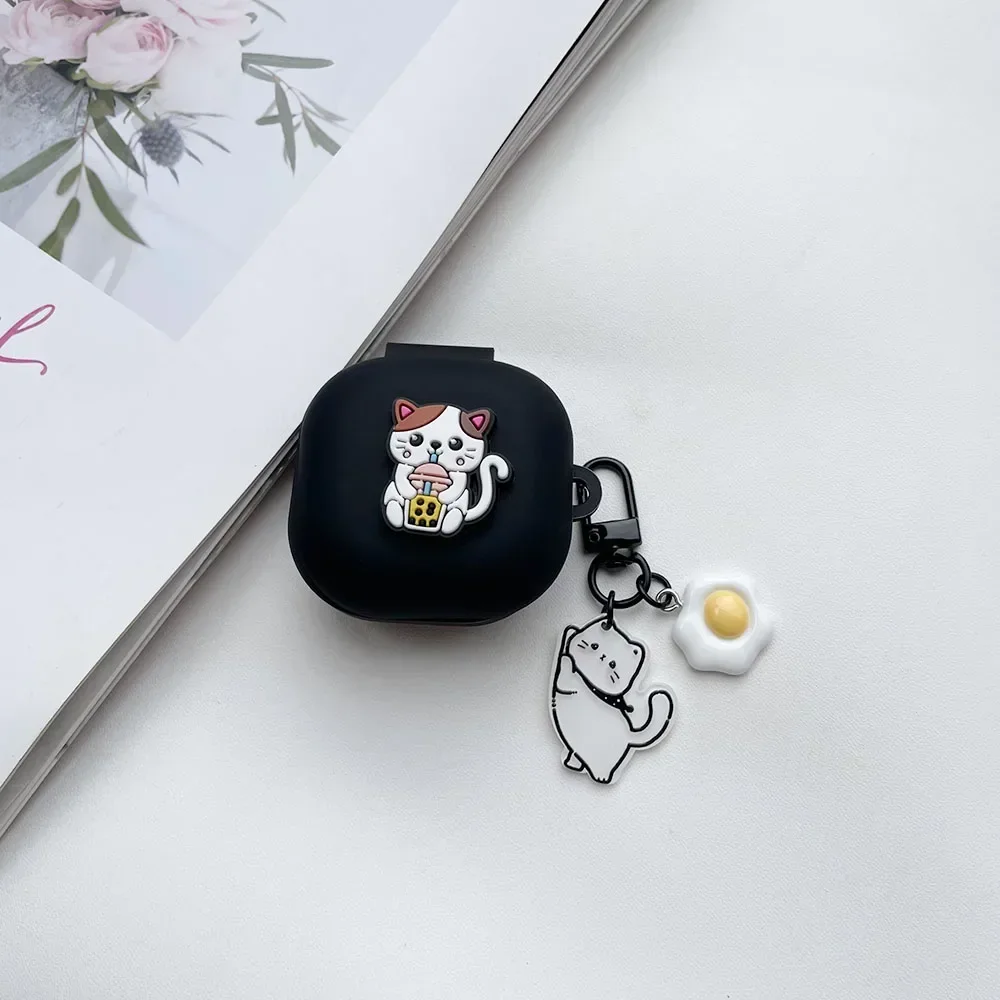 かわいいパンダケース SoundPEATS True Air 2 ケース漫画シリコーンイヤホンカバー True Air2 ケース