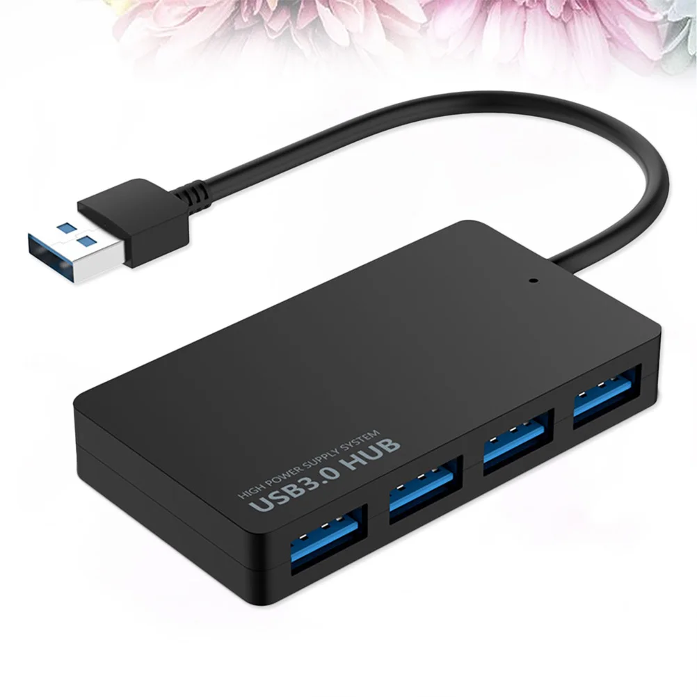 

High Speed USB 3.0 Hub 4 Port Portable Data Hub for Laptop Notebook Desktop Pc Compatible with Windows USB Splitter