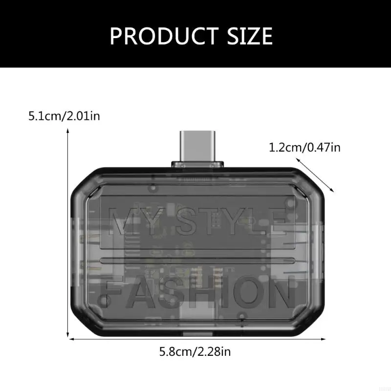 موزع USB C مناسب للسفر H9EB مع تلفزيون عالي الدقة لتوصيلات السفر ومنفذ USB بسرعة 5 جيجابت في الثانية