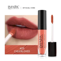 Imagic 1 stücke matt sexy 28 farbe matt lippenstift lip gloss wasserdicht lang anhaltende glanz schönheit make-up lip gloss mode lippe