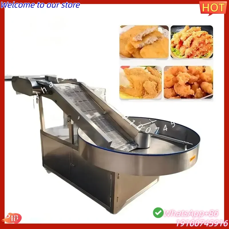 2026CE Automatic Electric Pastry Breading Machine Adjustable Speed Commercial Coating Machine Sweet Potato Ball Breading