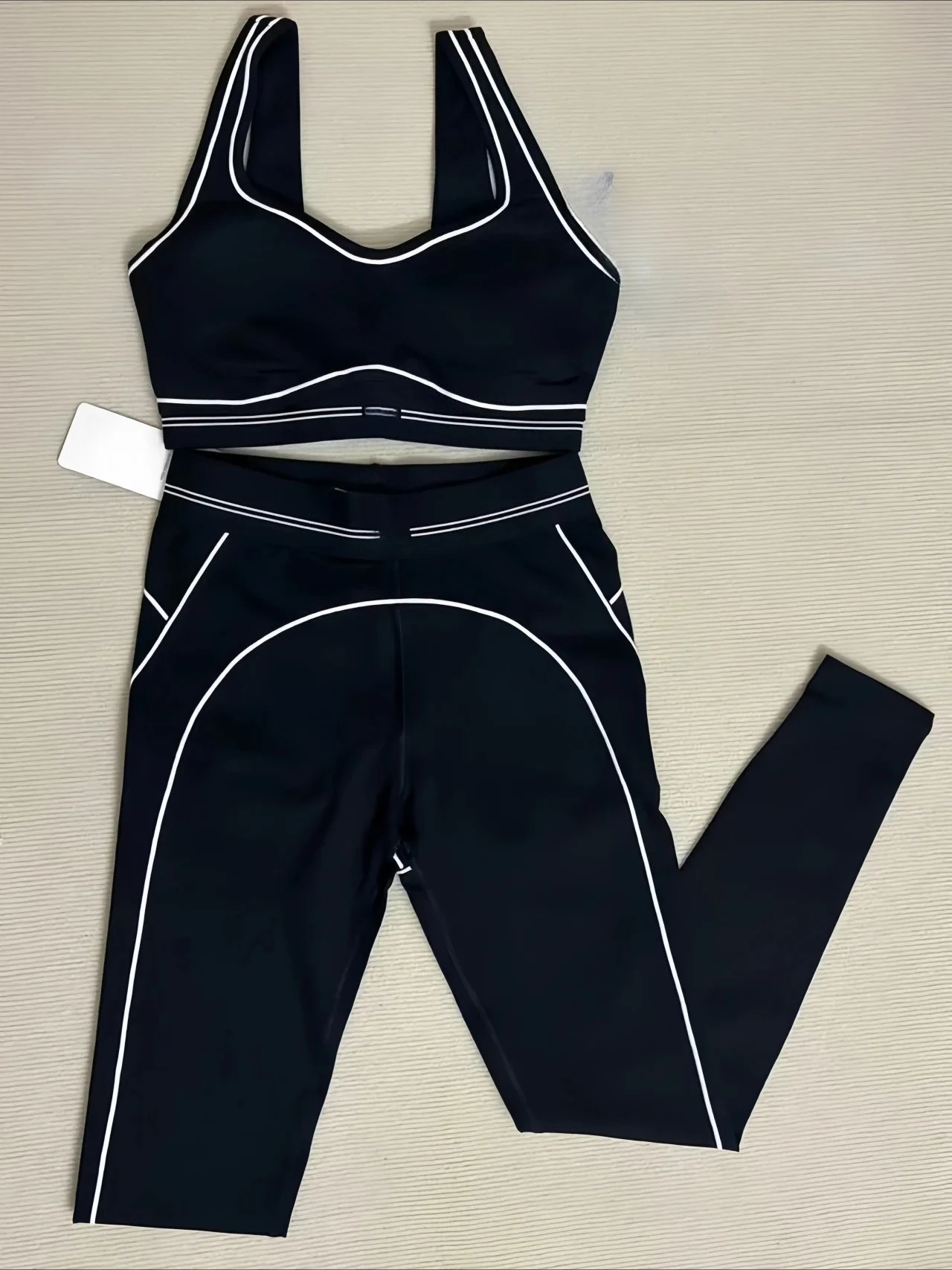 2026年新作 レディース ヨガ、ランニング、スポーツ、フィットネス、ハイウエスト、ヒップアップ、お腹引き締めパンツ ツーピースセット