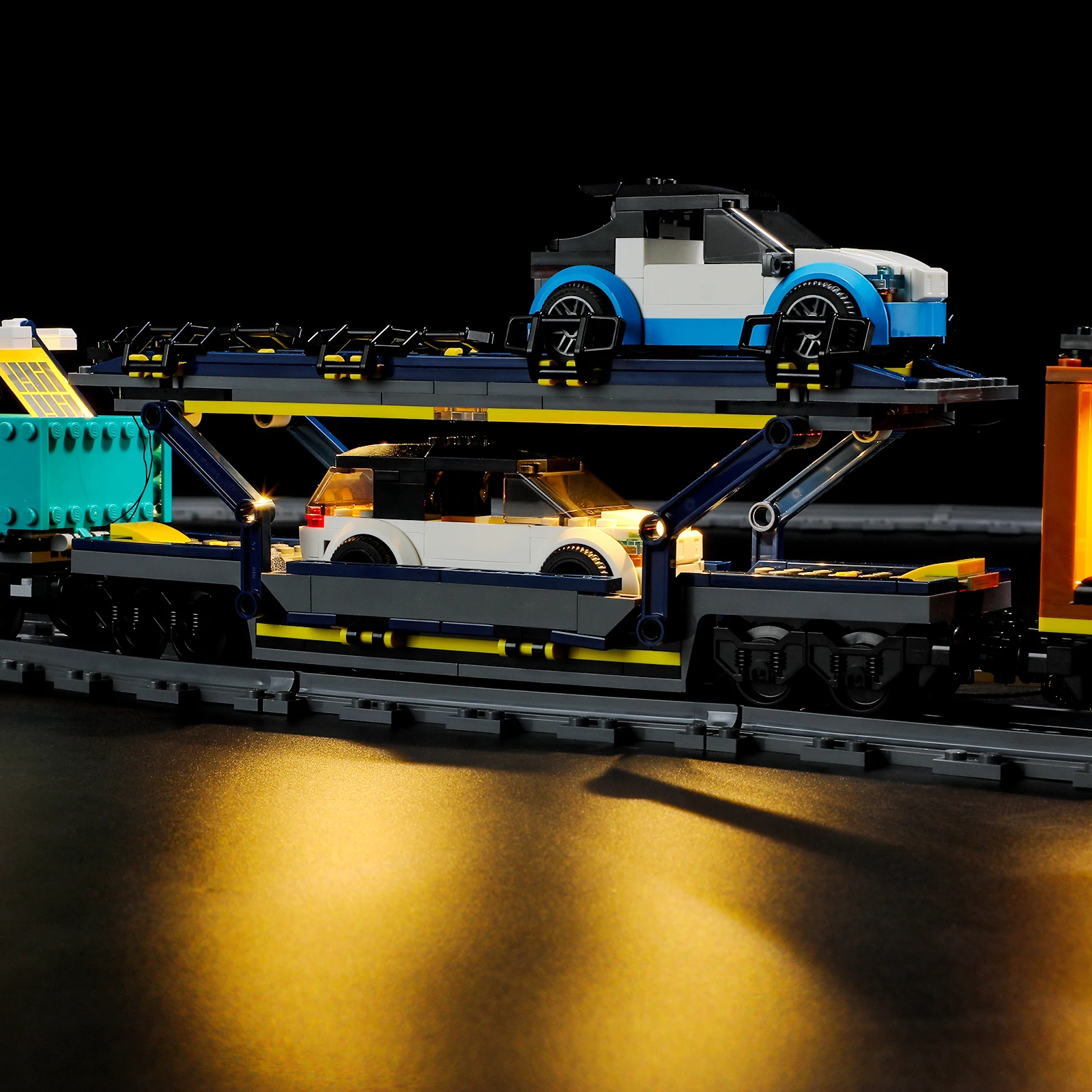 City Lighting Set For 60336 Freight Cargo Train Technic Movie Not Include Building Block (Only Led Light Kit) image 6