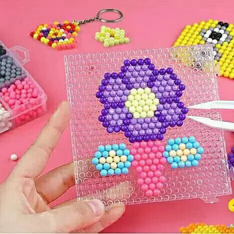 300Pcs  Refill Packag 5mm Water Beads Spray Hama Beads Magic Educational 3D Beads Puzzles Perlen for Children Toys