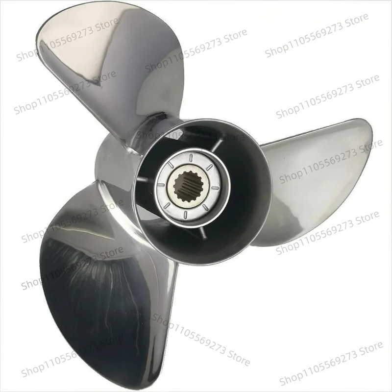 

Marine Stainless Steel Propeller for Yamaha 50-130HP 14X12-K 13.8X13-K 13 1/2X14-K 13 1/2X15-K 13X17-K 13X19-K 15 Tooth