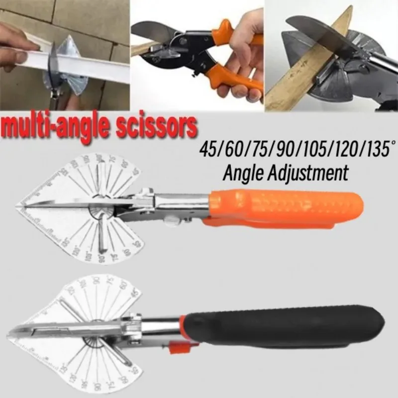 

45-120 Degree Miter Cutter Hand Angle Shear Multifunctional PVC PE Plastic Pipe Scissors For Housework home decor Plumbing