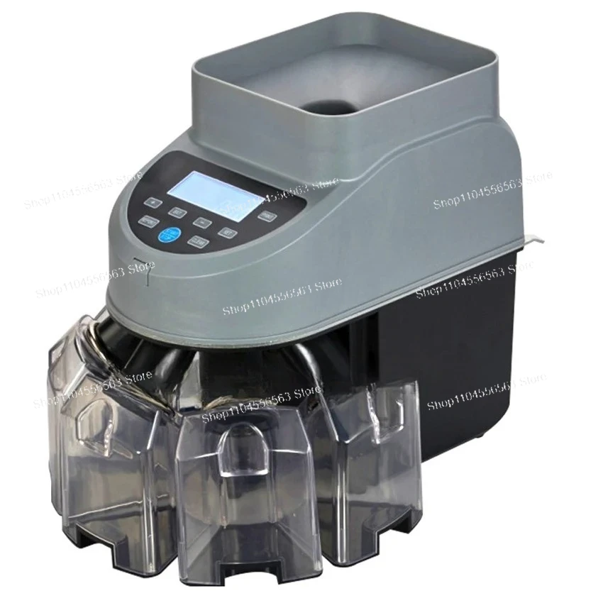 XD-1000 High-speed Coin Sorting Machine Multi-country Coin Counter 3-digit Digital Display AC90~240V 50-60Hz