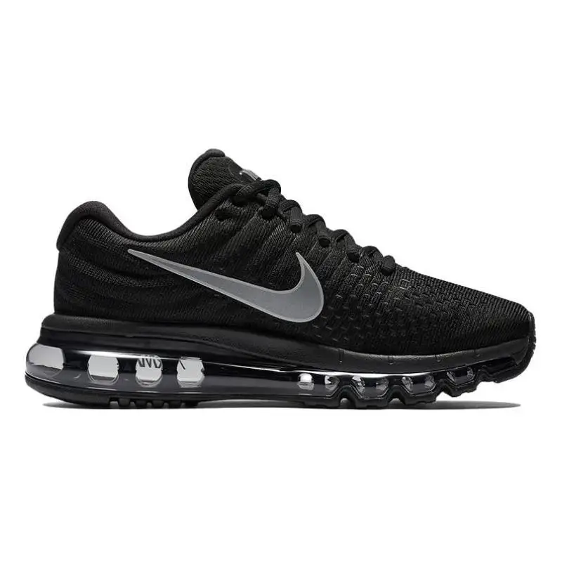  Nike Air Max 2017 Running Women's Low-top Black/grey Sneakers shoes 849560-001