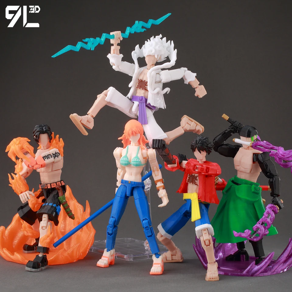 9L 3D Titan Dummy13 Anime Collectible Toy-One Piece Nami Poseable