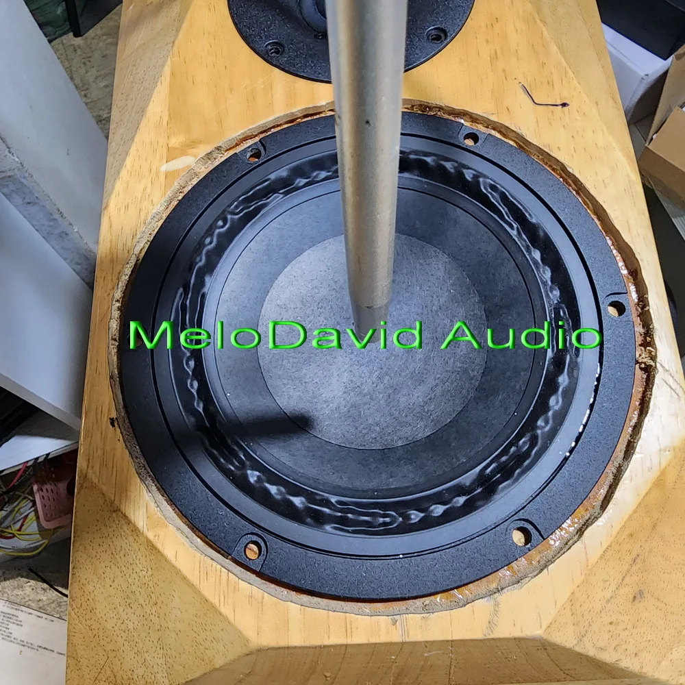 Preis für 2 Stück MeloDavid Audio PTT7P-SE 7/6,5 Zoll Wollpapier-Mix-Midbass-Tieftöner, Durchmesser 176 mm – Detail 9