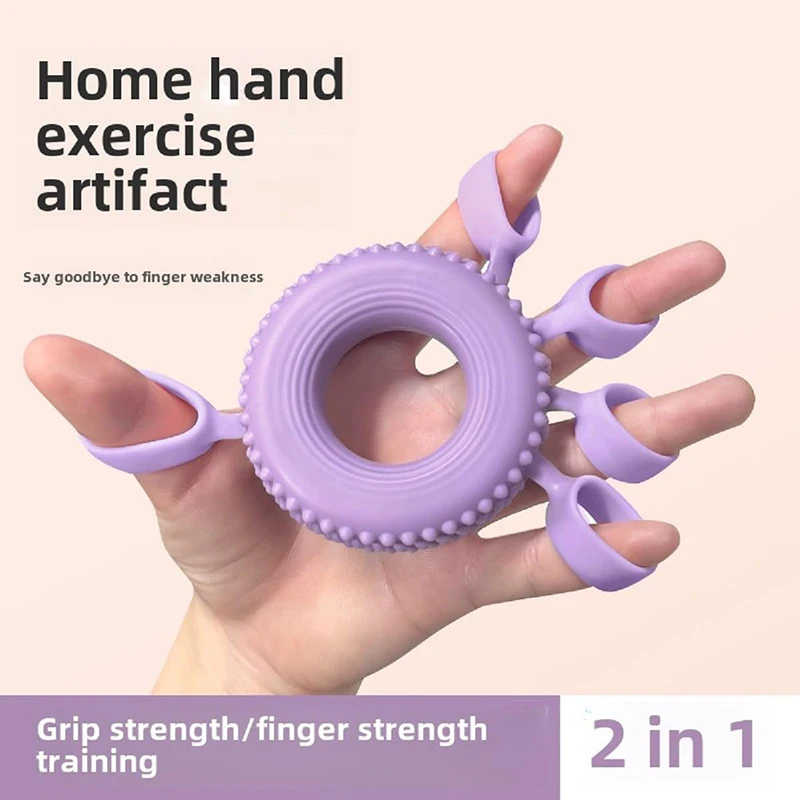 Silicone Finger Stretcher Hand Resistance Bands Hand Extensor Exerciser Finger Hand Grip Strength Trainer For Arthritis Exercise