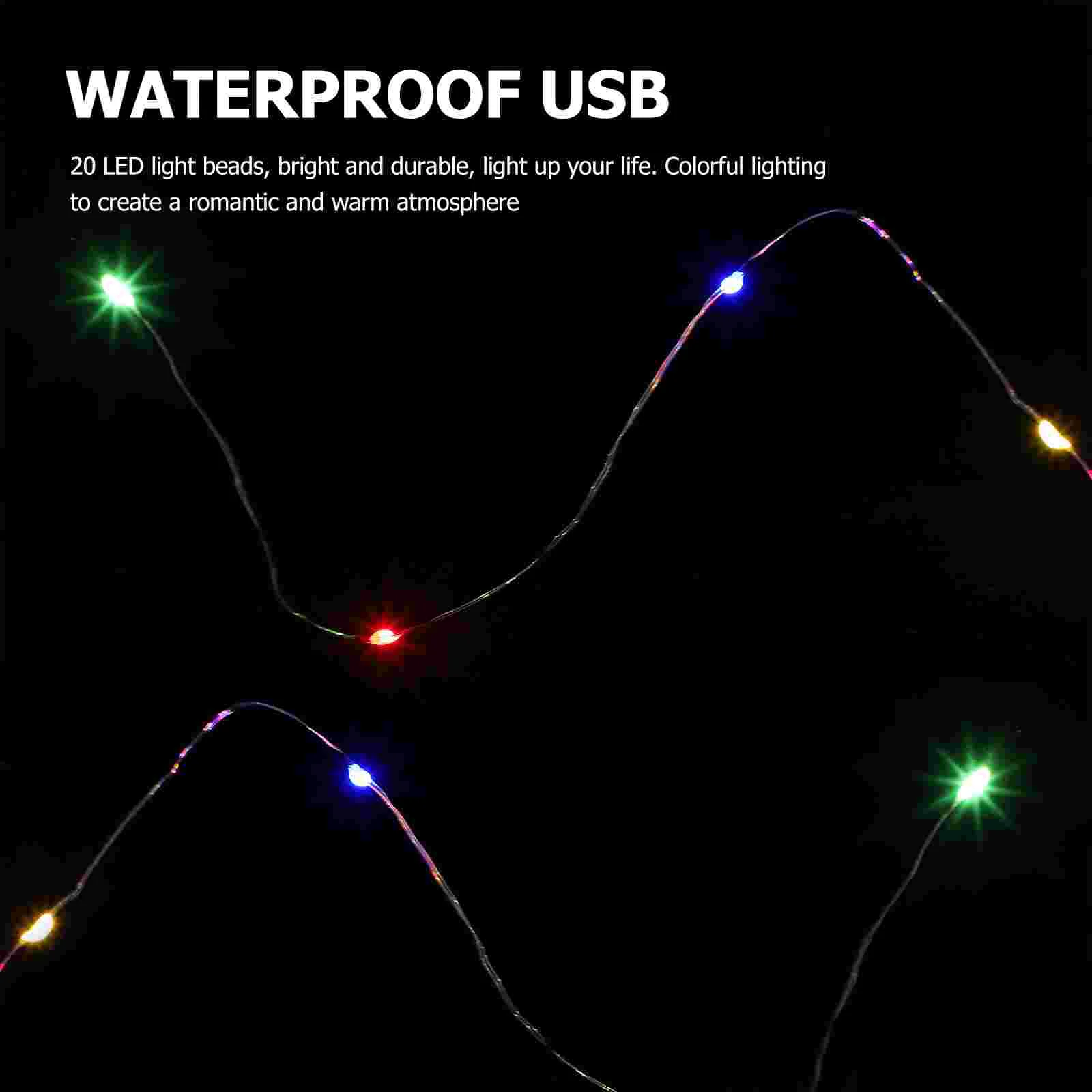 Stringa di lampada a corda leggera creativa Stringa di luce a LED USB Stringa di luce sospesa per feste stringa a led lampada per uso festival USB