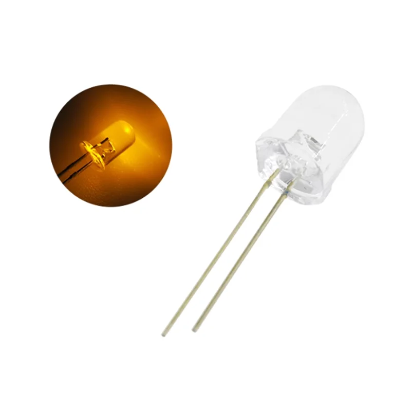 20Pcs Led Light-Emitting Diode Round 10mm F10 Super Bright White Orange Red Yellow Blue Green