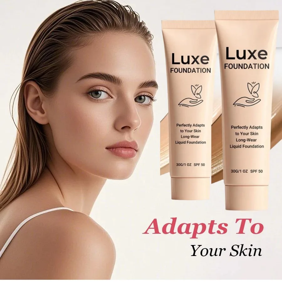 Luxe Long Lasting Waterproof Foundation Concealer,Color Changing Face&Body Full Coverage Concealer for Scars Wrinkles &Tattoos