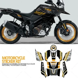 For V-Strom 1050 XT Motorcycle Accessories Anti Scratch Protective Tank Pad Stickers Kit 3D Resin Protective Sticker