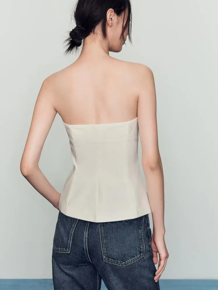 Faionable عقدة مزينة Strapl أعلى وصول جديد ملابس نسائية oulder Bared العصرية المرحلة العرقية زي