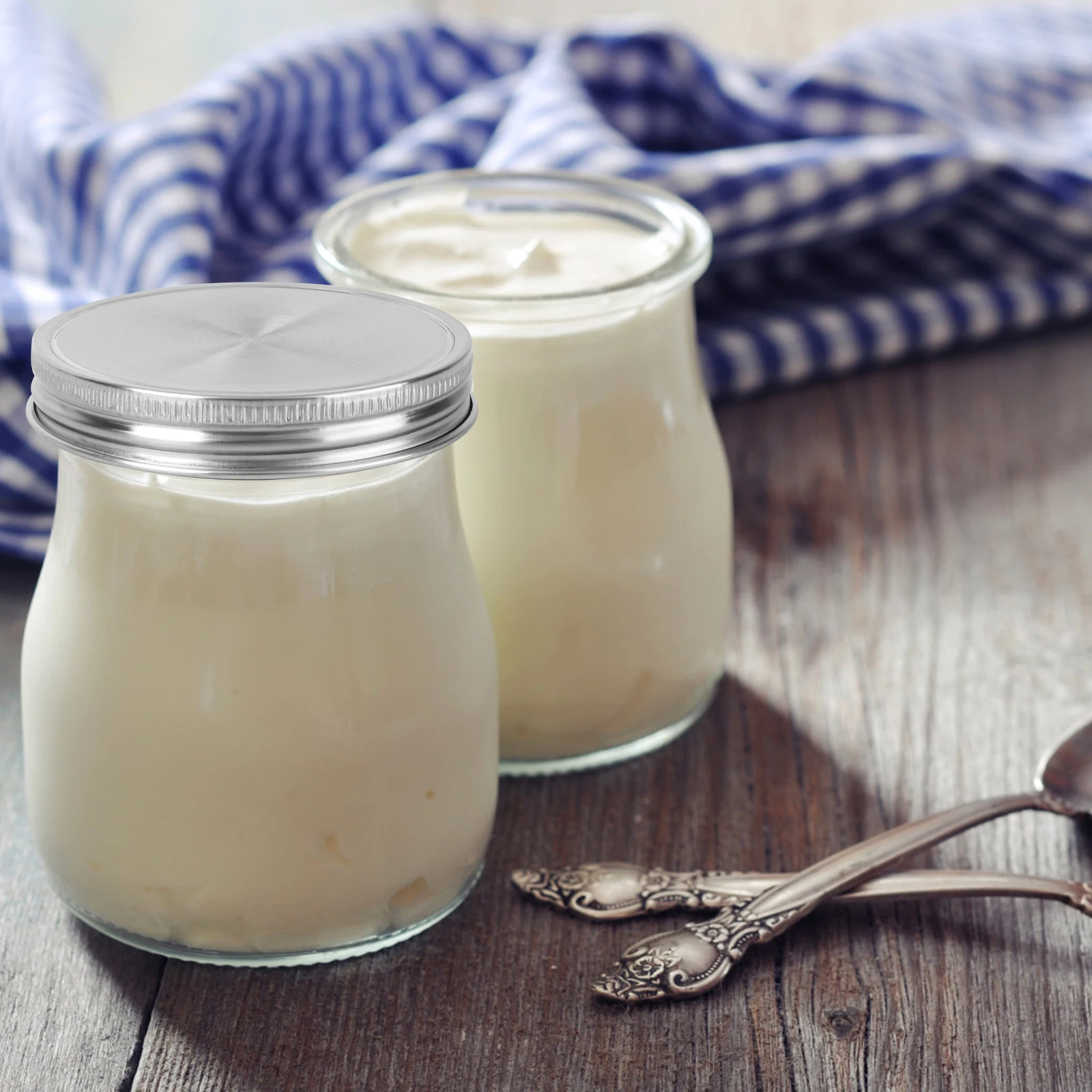 

12 Pcs Overnight Sealing Cap Leak-proof Lid Canning Lids and Rings Airtight Container