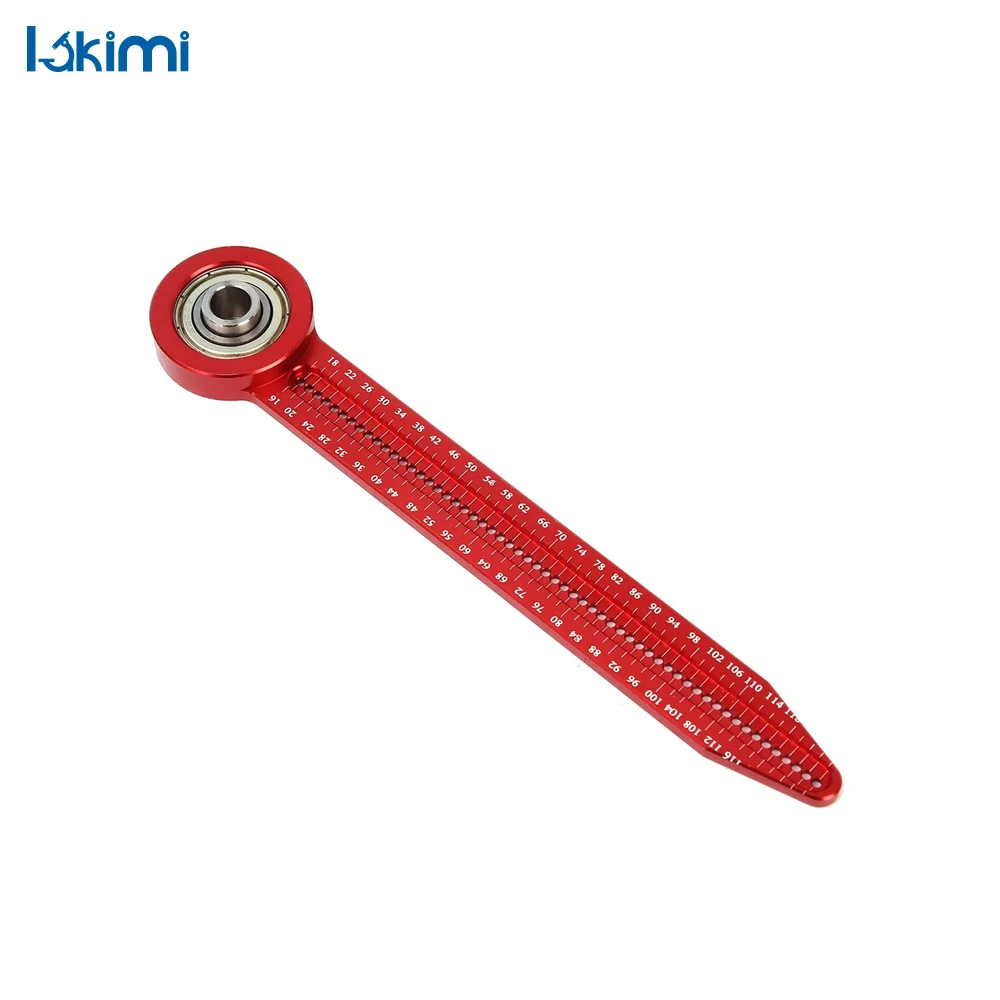 Circular Scribe Gauge Woodworking Compass, Precision Carpentry Hole Ruler Marking Measurement Tool LK-AA89