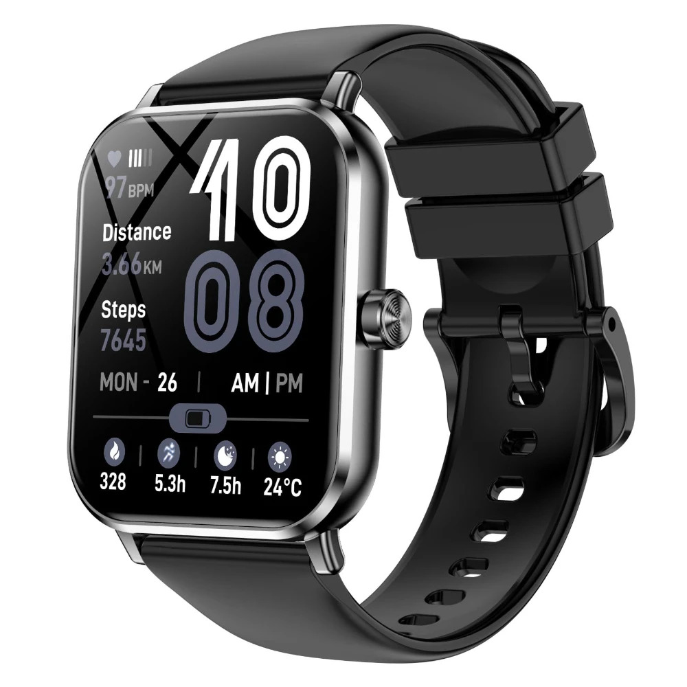 

Smart Watch 1.83" HD Touchscreen Digital Bluetooth Calling IP68 Waterproof Fitness Tracker Sports Heart Rate/Sleep Monitor Watch